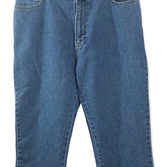 Vintage Tommy Hilfiger High Waist Metal Tag Mom Jeans Capri Size 10 - Picture 5 of 14